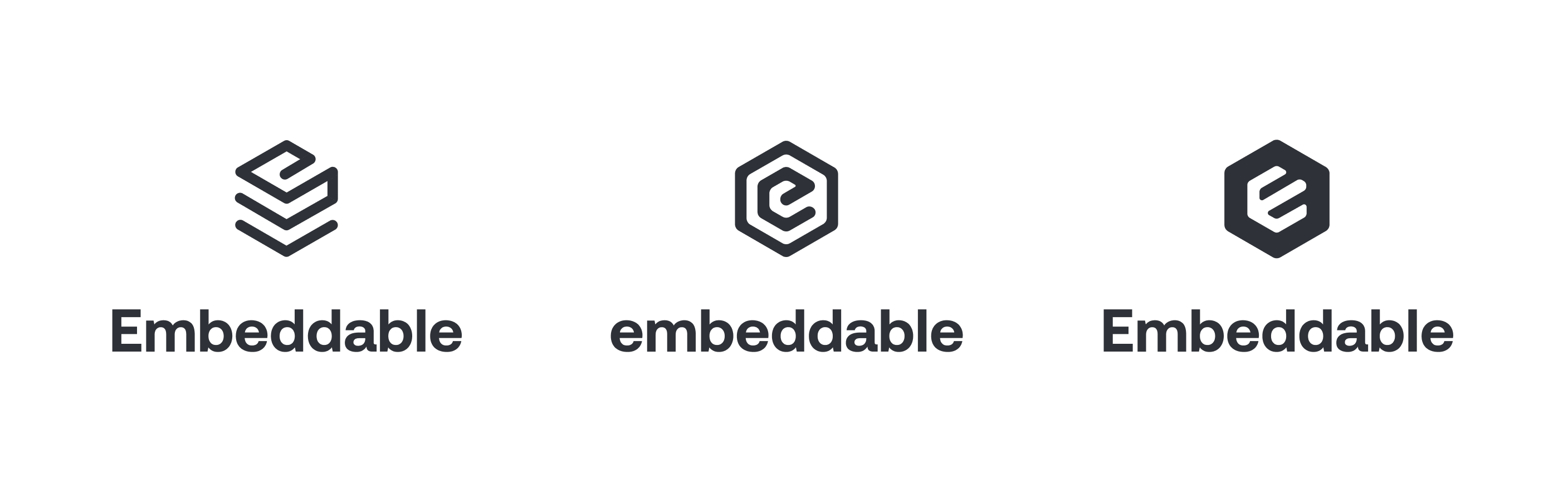 Embeddable Early Logo Concepts