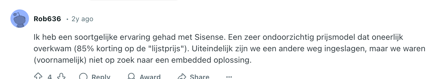 Sisense discount.