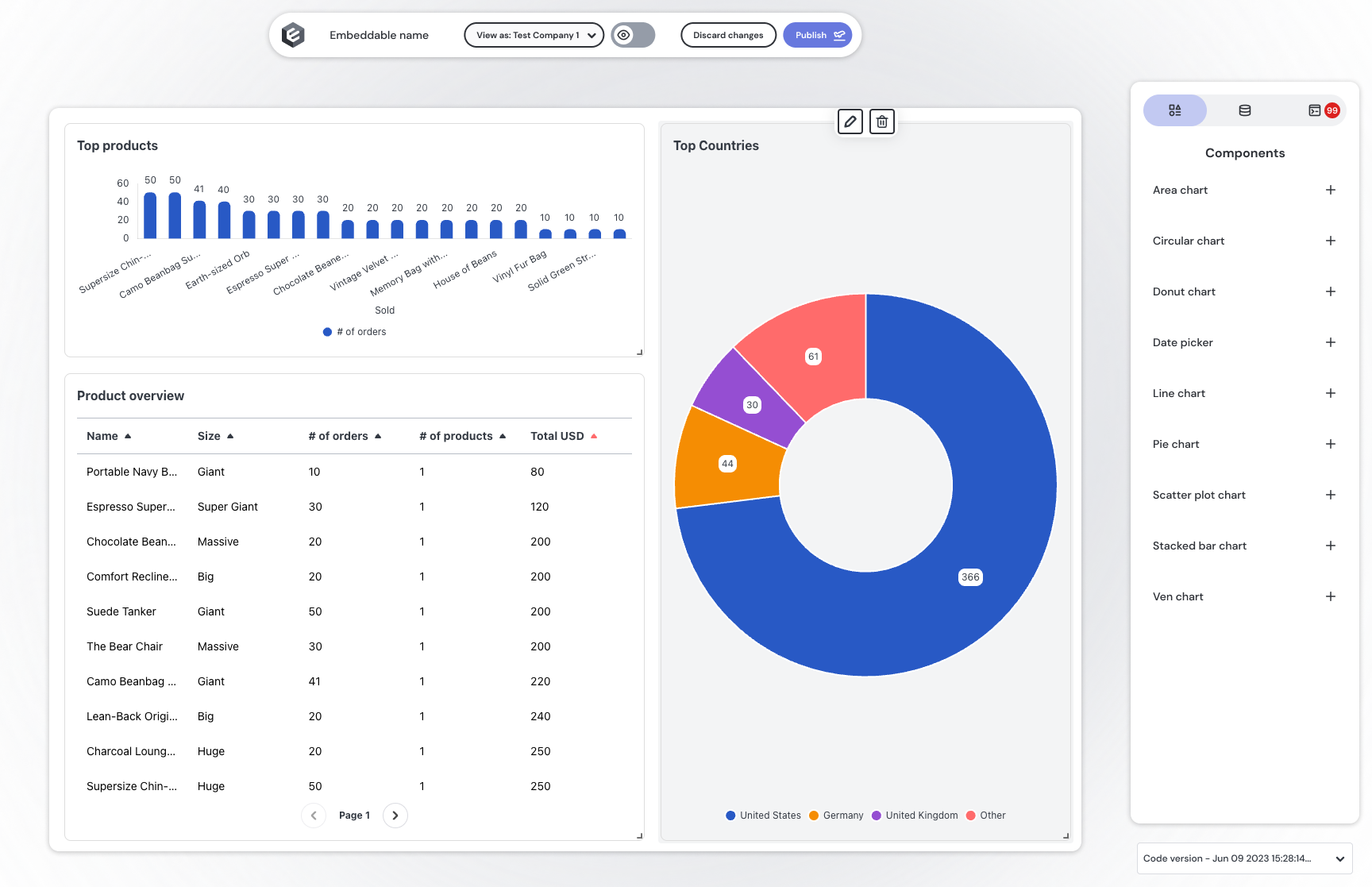 Embeddable's New No-code Builder 2024