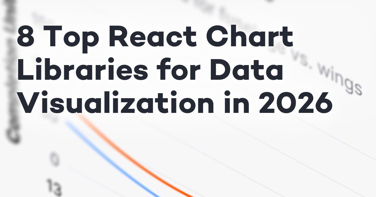 8 Best React Chart Libraries for Visualizing Data in 2025